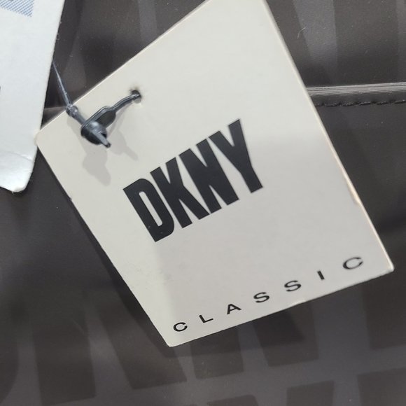 🧡NEW VINTAGE DKNY CLASSIC LARGE DARK BROWN TOTE NWT - Picture 6 of 11